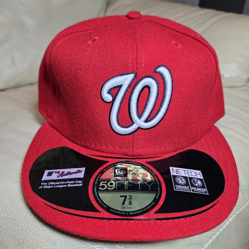 Washington Nationals Hat Cap NewEra 59Fifty MLB Official OnField Fitted ALL SIZ